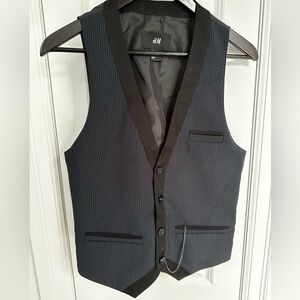 H&M navy blue waistcoat/vest